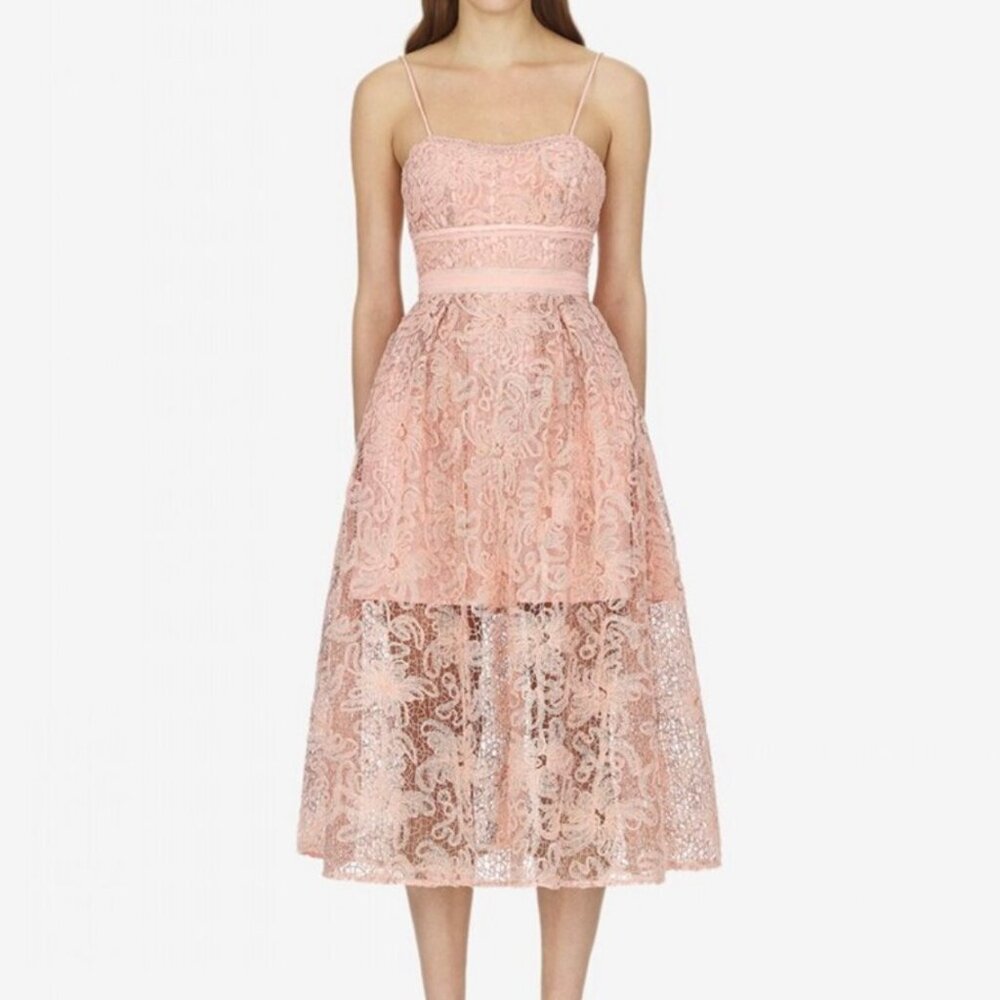 Self-Portrait Lace Maxi Dress (UK8/US4)